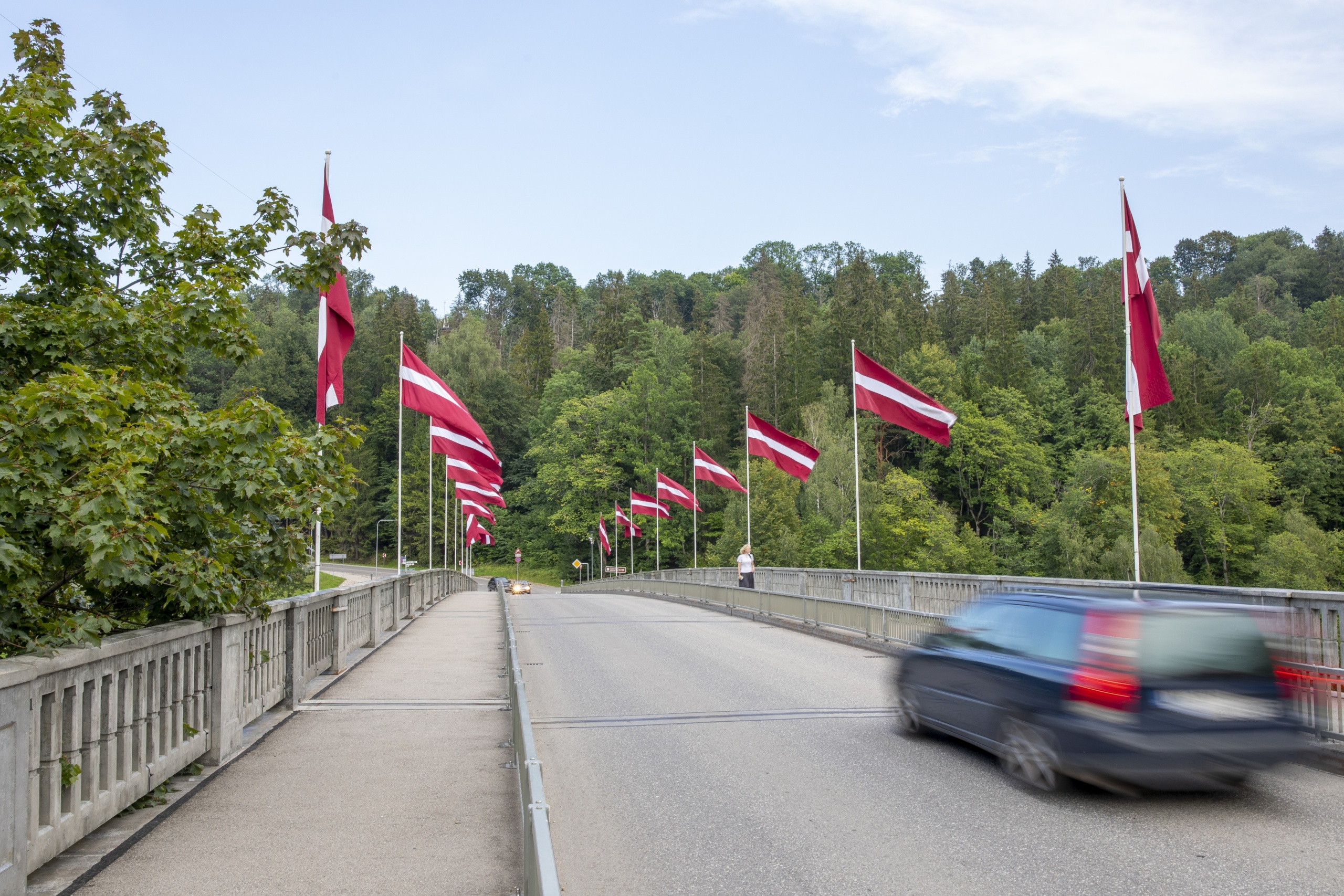 Sigulda - Most nad rzeką Gauja