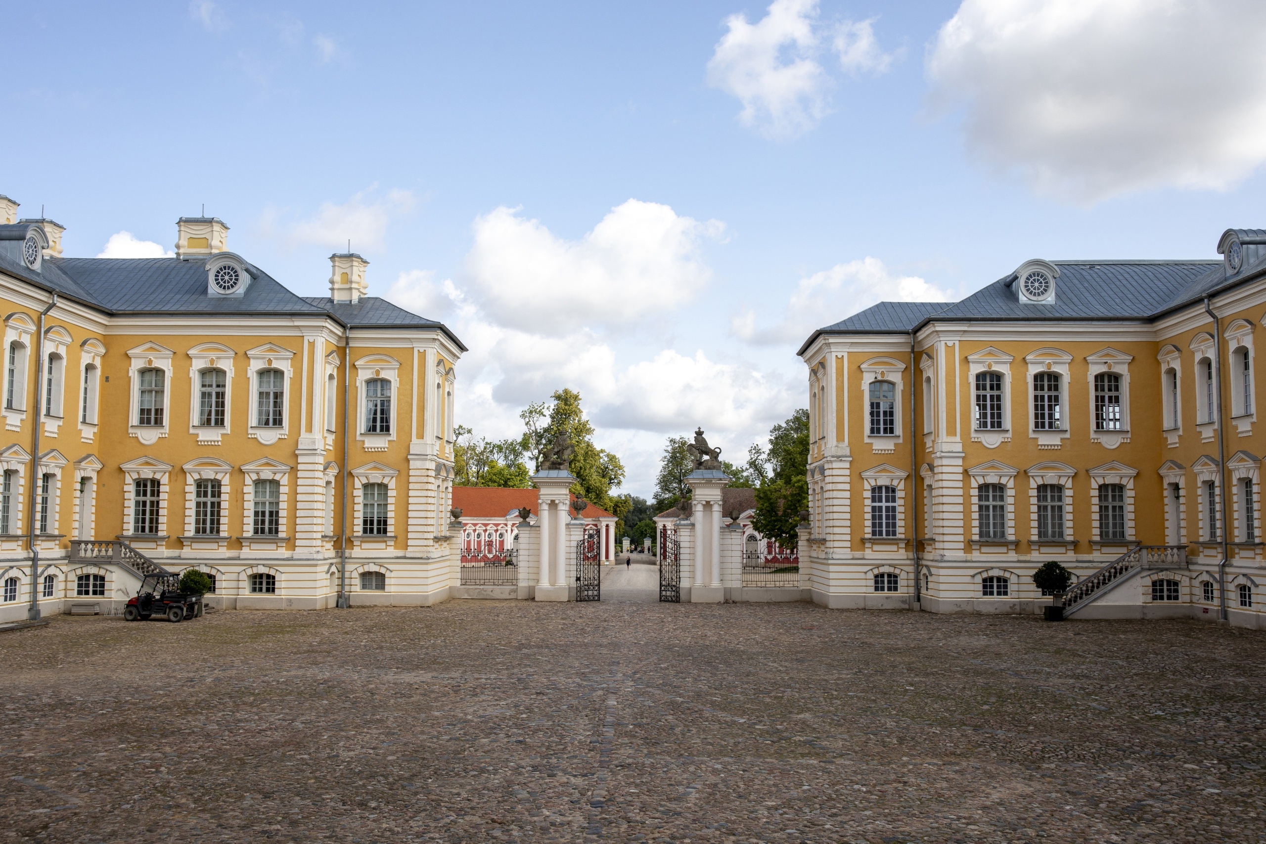 Pałac w Rundāle. Niegdyś rezydencja rodziny Bironów